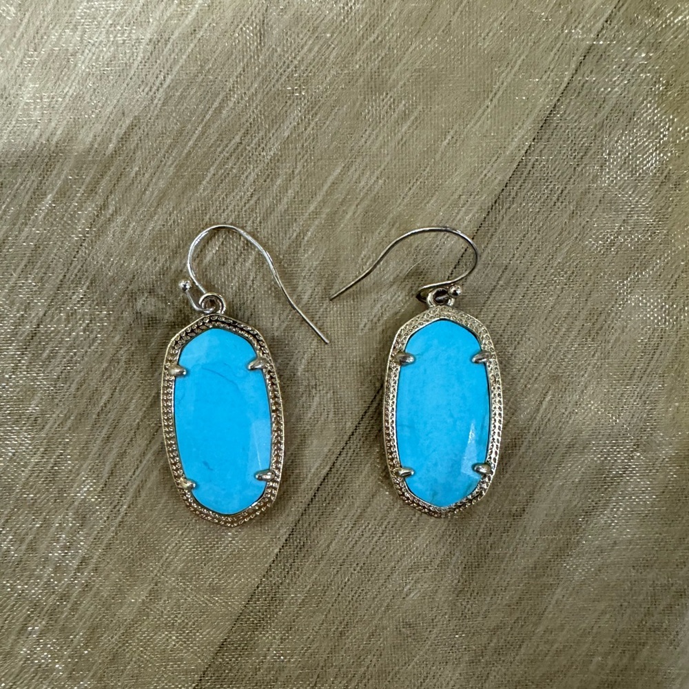 OG Kendra Scott Mini Turquoise Earrings